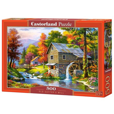 Castorland Old Sutters Mill Jigsaw Puzzle - 500 Piece B-52691